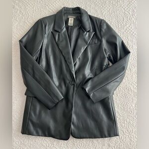 Black Leather Women's Jacket